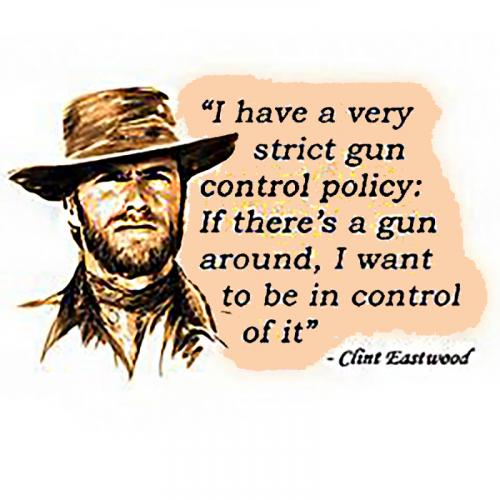 B strict gun control