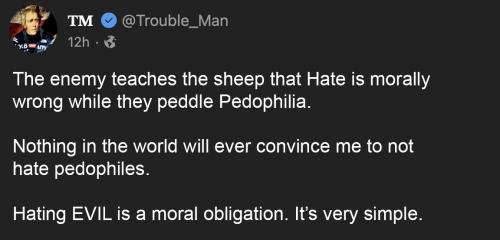 hate evil is moral