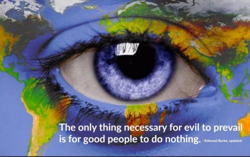 evil to prevail
