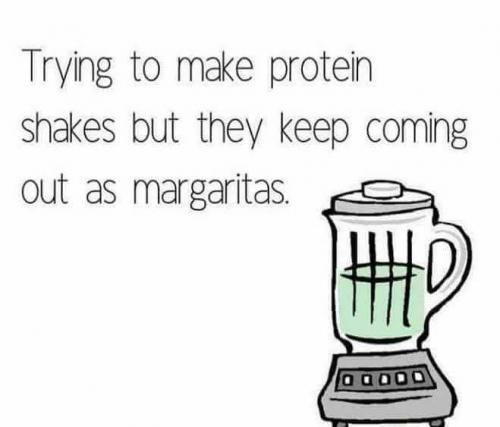 Margaritas - Trying to make protein shakes
