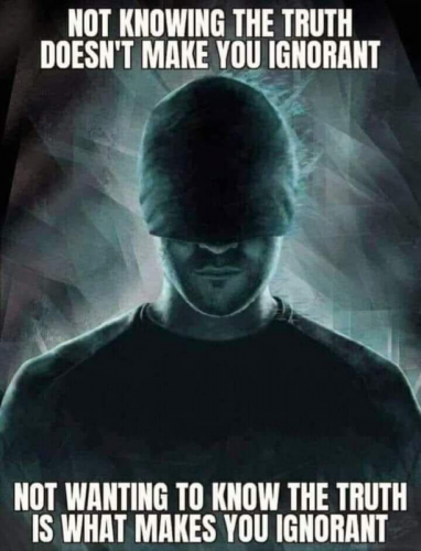 M knowing the truth
