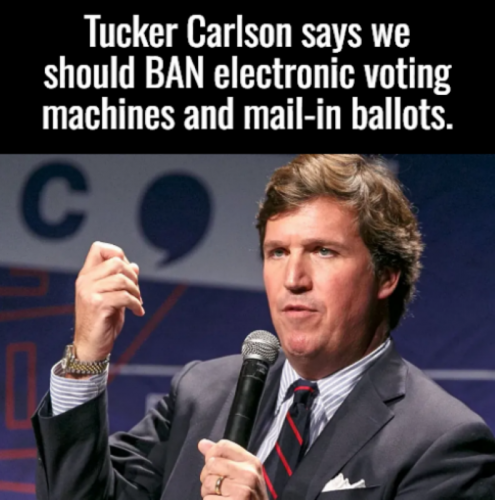 X ban electronic ballot machines