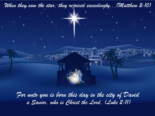 Christmas Nativity (Matt 8;10, Luke 2;11)