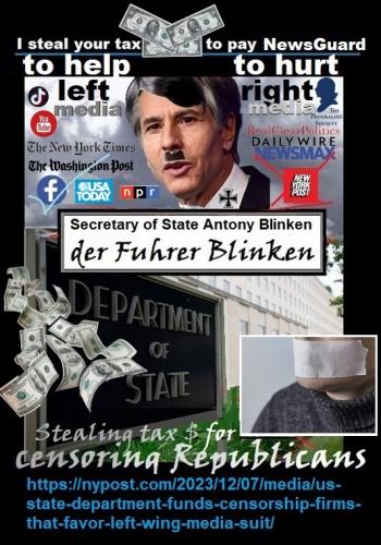BLINKEN CENSORS GOP MEDIA