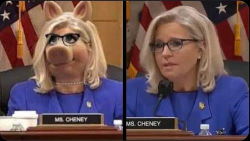 Who wore it better miss piggy or liz cheney