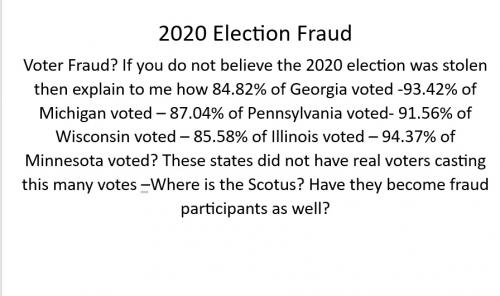 Voter fraud