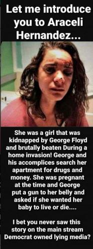 George Floyd  -- Araceli Hermandez beatings