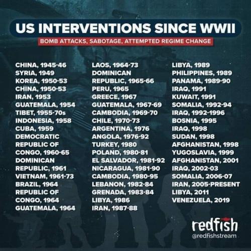 Us interventions