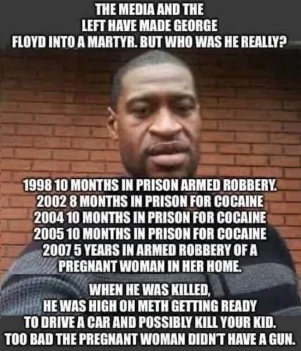 George Floyd -- Criminal Record