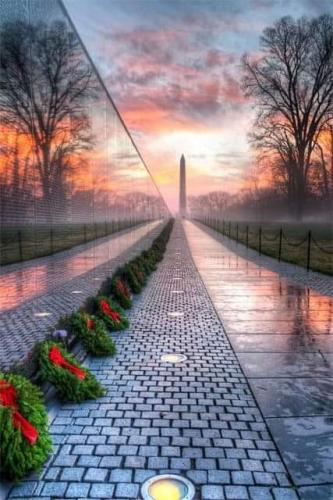 Vietnam Veterans Memorial Sunrise