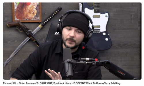Screenshot 2023-12-05 at 17-12-40 (36) Timcast IRL - Biden Prepares To DROP OUT President Hints HE DOESNT Want To Run w_Terry Schilling - YouTube