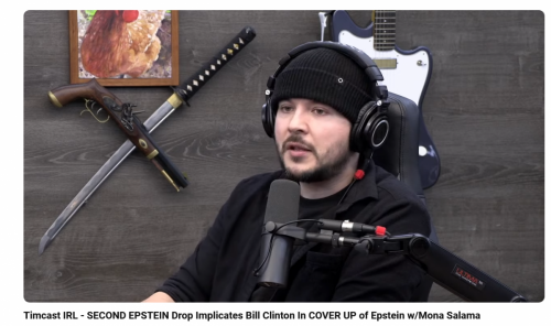 Screenshot 2024-01-04 at 18-37-53 (129) Timcast IRL - SECOND EPSTEIN Drop Implicates Bill Clinton In COVER UP of Epstein w_Mona Salama - YouTube