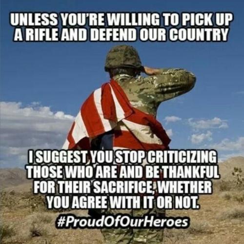 X defend our country