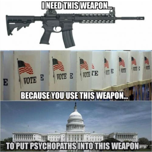M need weapon