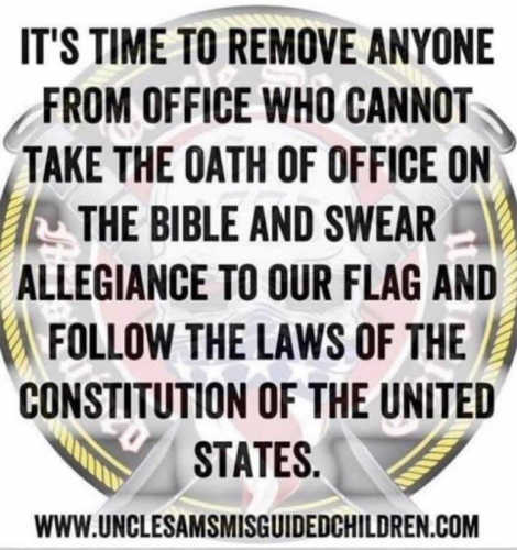 USA take the oath