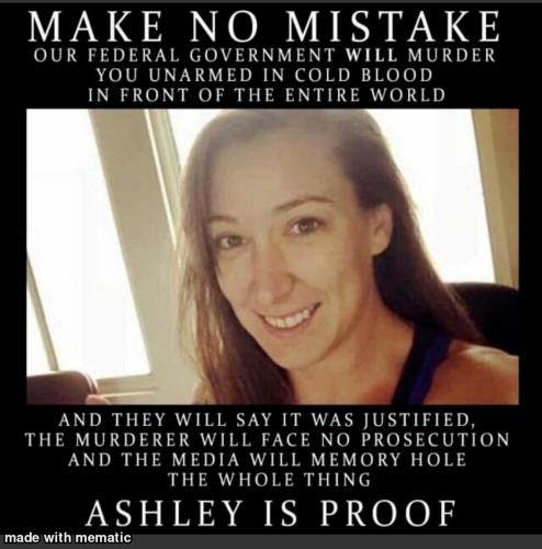 Ashley Babbit's murdered - there is no mistake in Canada