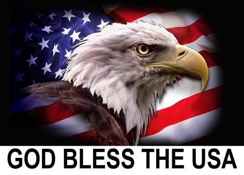B God Bless USA