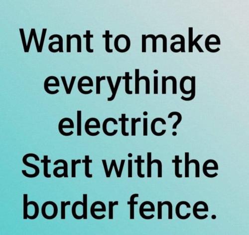 ROx electric border fence