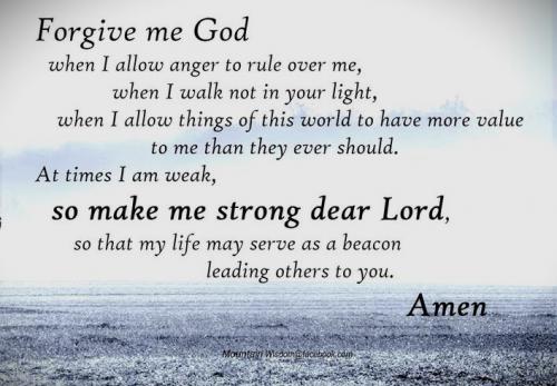010624 - Forgive me God