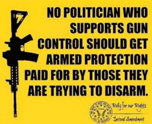 B politician gun control