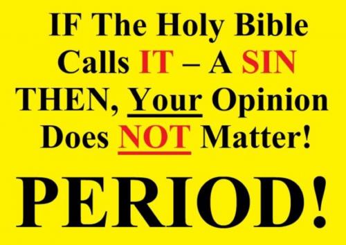 USA Holy Bible sin