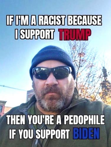 X racist pedophile