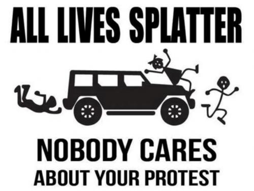 X all lives splatter