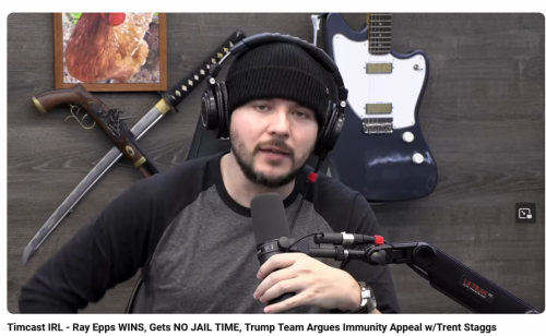 Screenshot 2024-01-11 at 09-58-31 Timcast IRL - Ray Epps WINS Gets NO JAIL TIME Trump Team Argues Immunity Appeal w_Trent Staggs