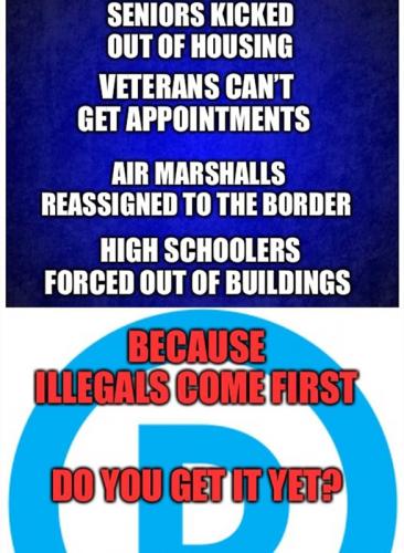 USA illegals come first