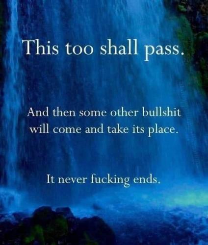 the karmic cycle of stressful serenity