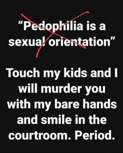 X touch my kids