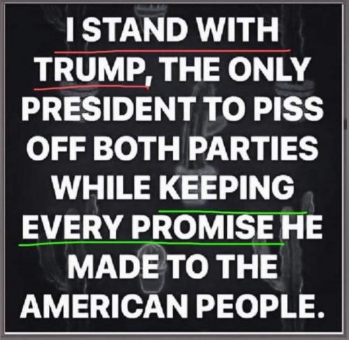 X stand with Trump
