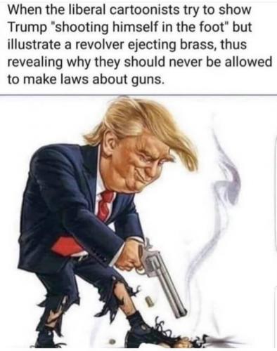 X Trump shooting himself