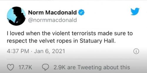 NormMacdonaldJanuary6VeryGoodPointMadeJan62021