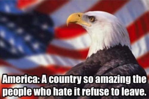 I hate america crowd