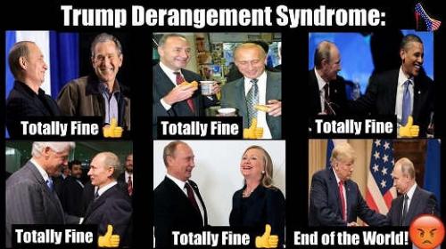 trump-derangement-syndrome-bush-clinton-schumer-obama-meet-with-putin-fine