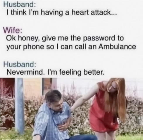 Husband, Wife -- Heartattack Password