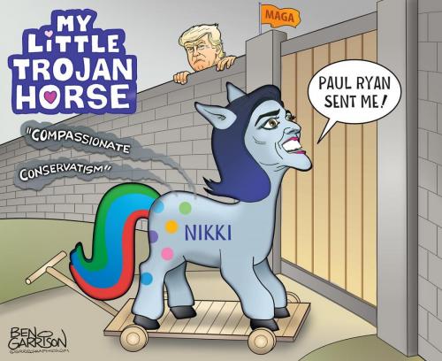 NikkiHaleyMyLittleRINOrepublicanHorseLettingIllegalAliensIn
