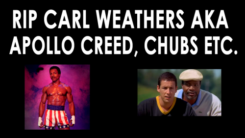 RIP Apollo Creed