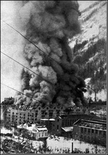 Moe Berg, WWII -- R.A.F.  destroys  the  Norwegian heavy water plant
