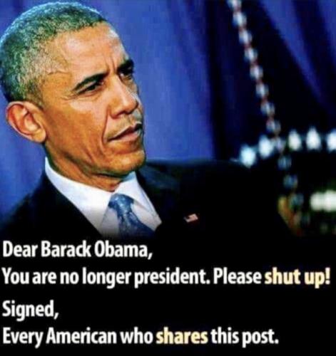 X Dear Barack