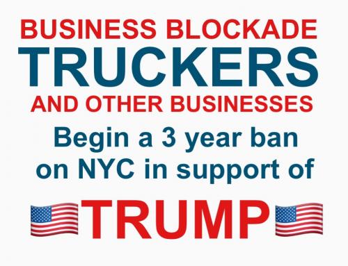 X Truckers blockade