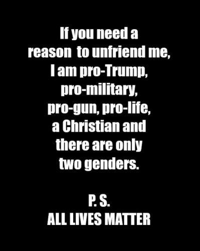 B ALL LIVES MATTER