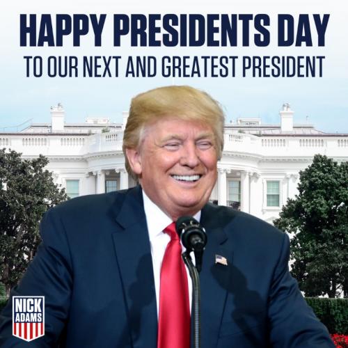 X happy presidents day