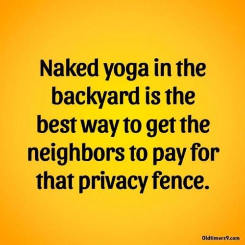 B naked yoga