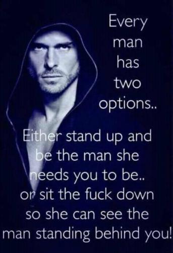 Man - Be the man she wants