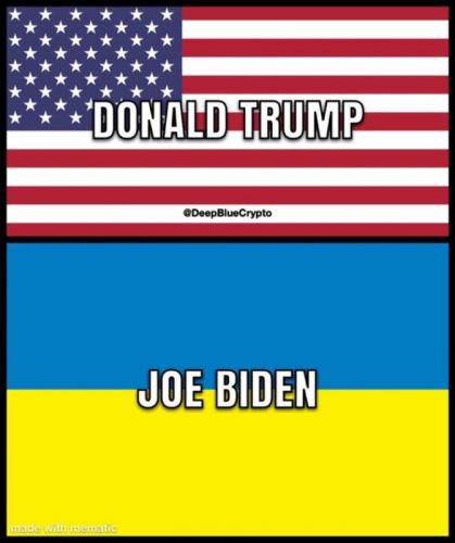 X Trump Biden