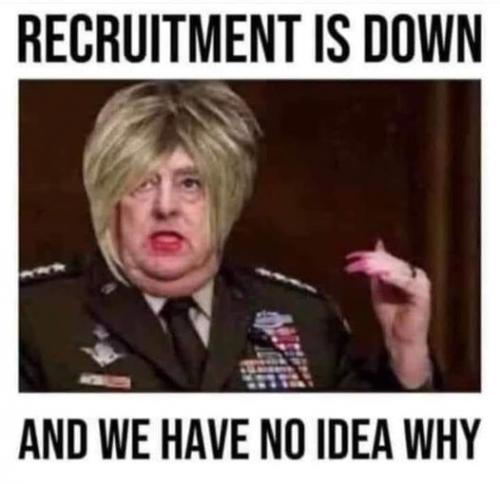 recruitment is down