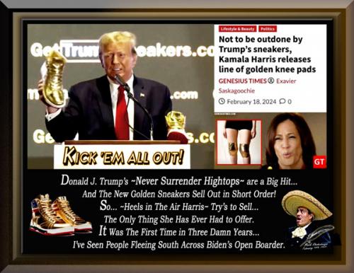 Trump Golden Sneakers