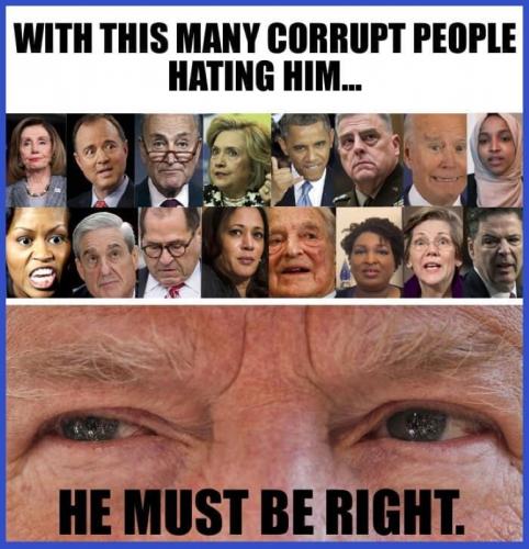 M must be right